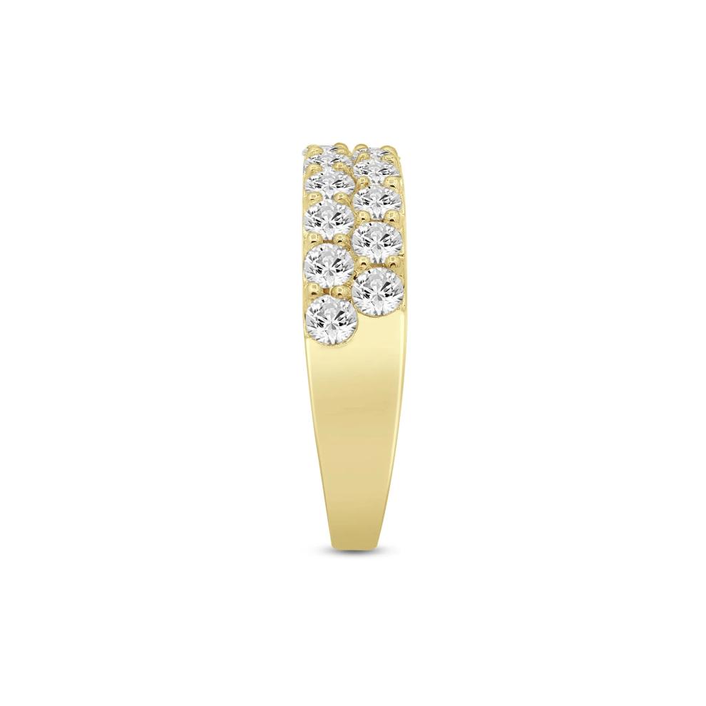 Wide Diamond Anniversary Band in 14K Yellow Gold (1 1/2 ct. tw.) – Image 3 of 3