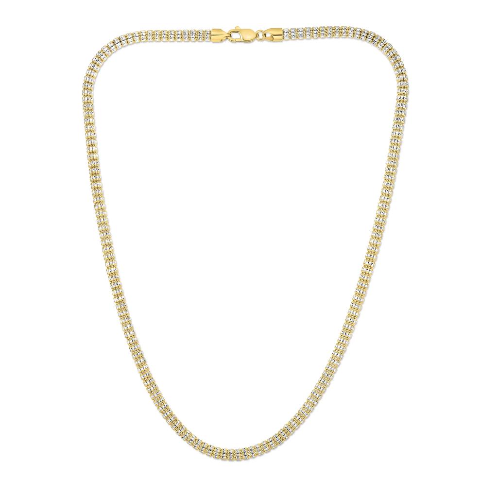 Iced Chain in 10K Yellow Gold, 4.25MM, 22" – Image 1 of 3