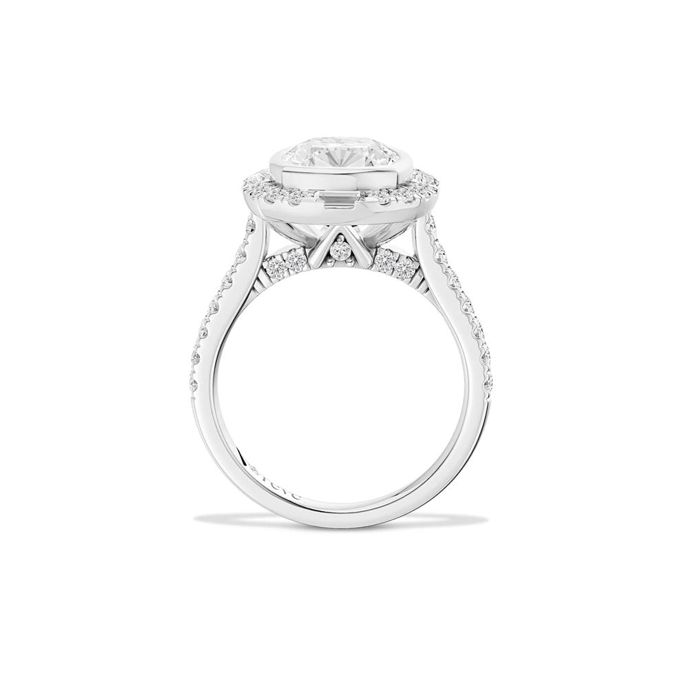 Kinsley Lab Grown Diamond Engagement Ring in 14K White Gold (3 3/4 ct. tw.) – Image 2 of 4