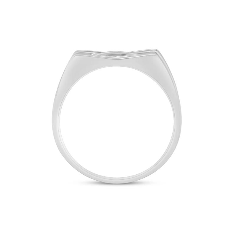 Men&#39;s Diamond Ring in 10K White Gold &#40;1/5 ct. tw.&#41; – Image 2 of 3