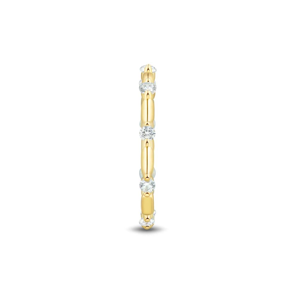 Lab Grown Diamond Bamboo Band in 10K Yellow Gold (1/3 ct. tw.) – Image 3 of 3