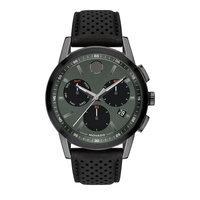 趣味・スポーツ・実用 MOVADO HISTORY Movado Men's Men's Museum Sport Watch in Stainless Steel and