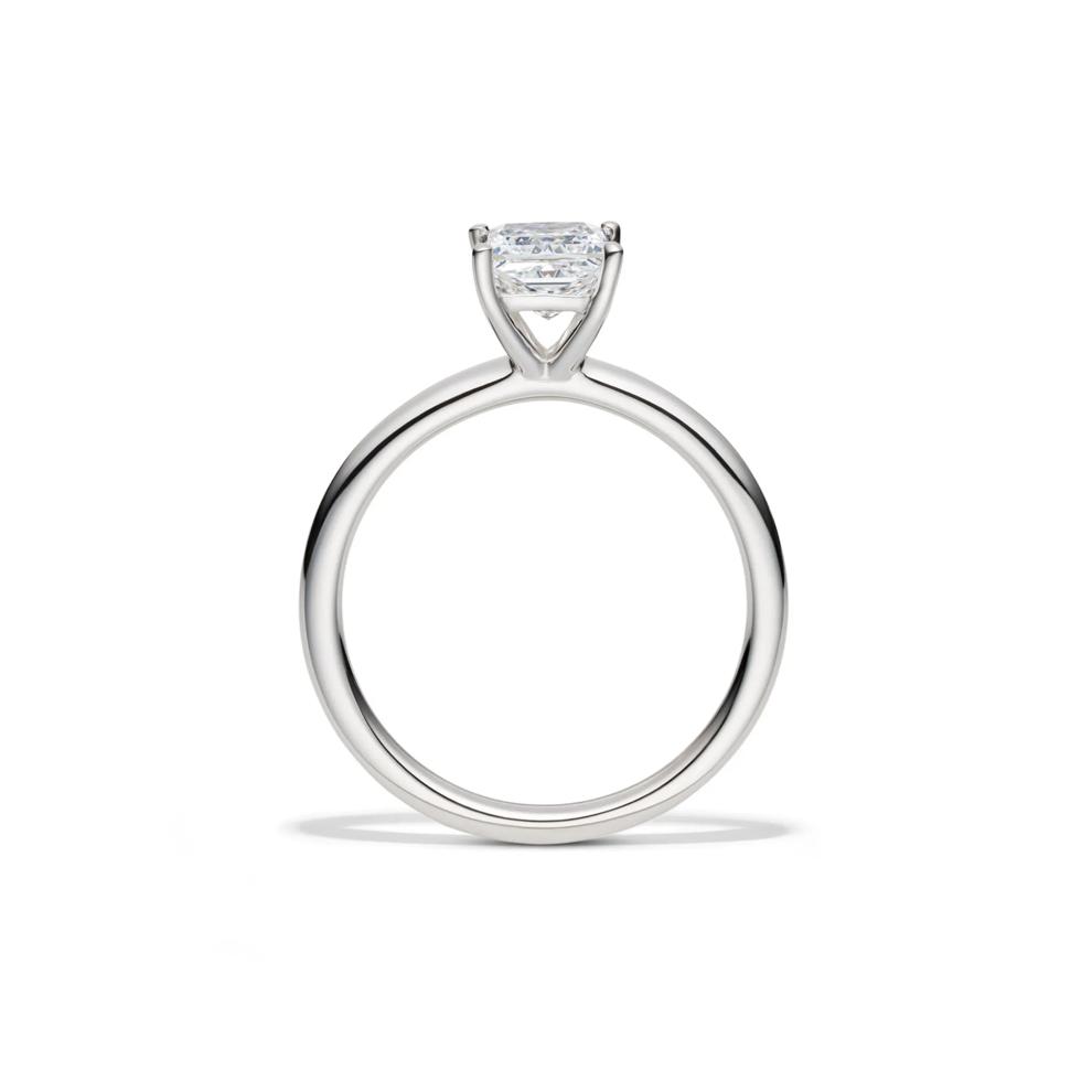 Lab Grown Diamond Princess-cut Solitaire Engagement Ring in Platinum (1 ct.) – Image 2 of 4