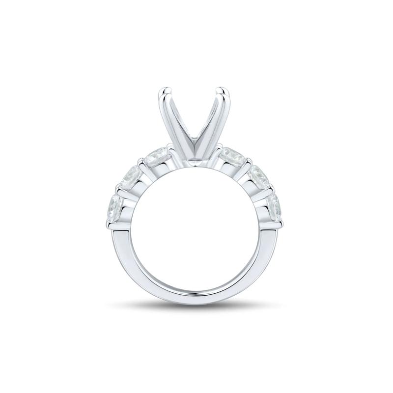 Lab Grown Diamond Semi-Mount Engagement Ring in 14K White Gold &#40;2 ct. tw.&#41; &#40;Setting Only&#41; – Image 2 of 6