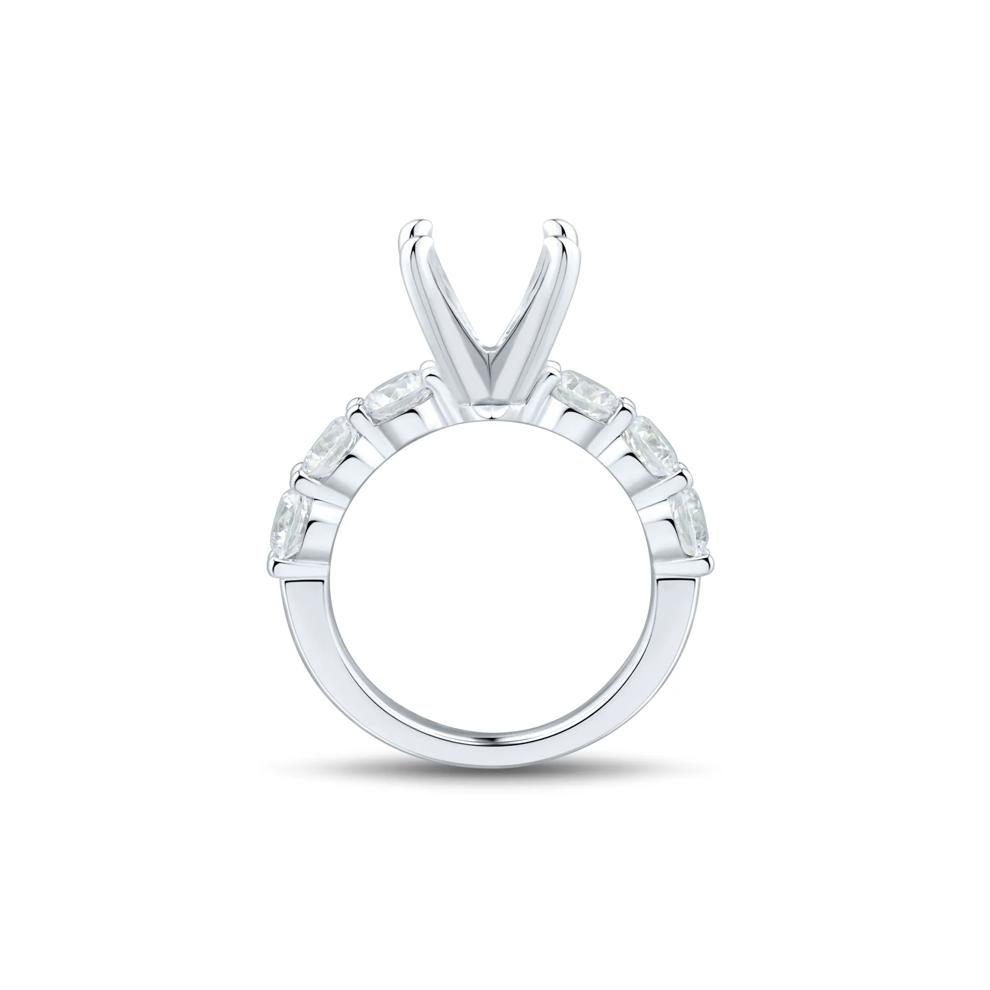 Lab Grown Diamond Semi-Mount Engagement Ring in 14K White Gold (2 ct. tw.) (Setting Only) – Image 2 of 6