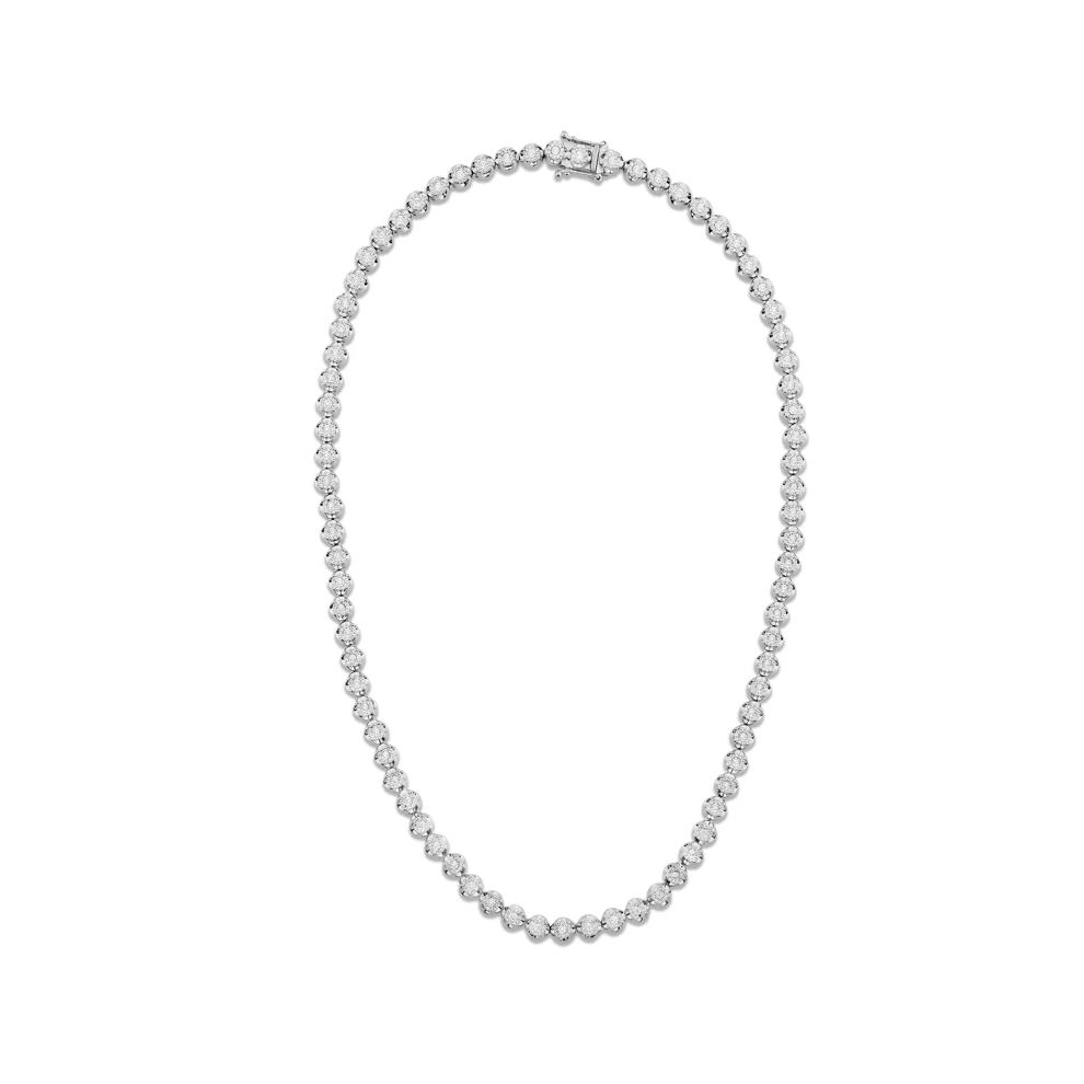 Men's Diamond Necklace in Sterling Silver (2 ct. tw.) – Image 2 of 4