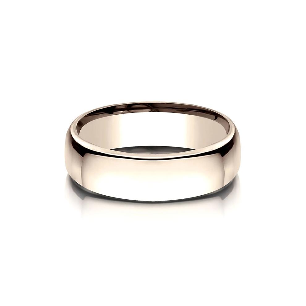 Wedding Band in 14K Rose Gold, 6.5MM – Image 1 of 3