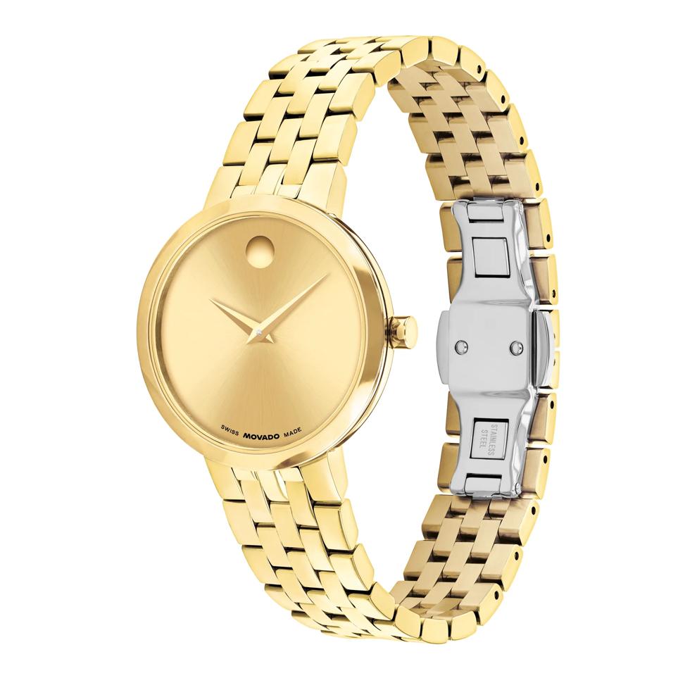 Ladies&rsquo; Museum Classic Watch in Gold-Toned Stainless Steel with Gold Dial. – Image 2 of 3