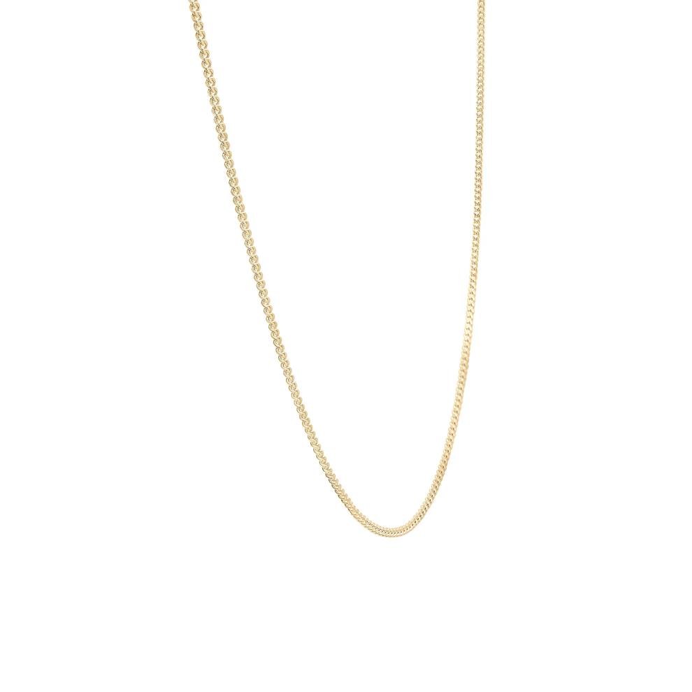 Mini Curb Chain Charm Necklace in Vermeil, 22" – Image 3 of 4
