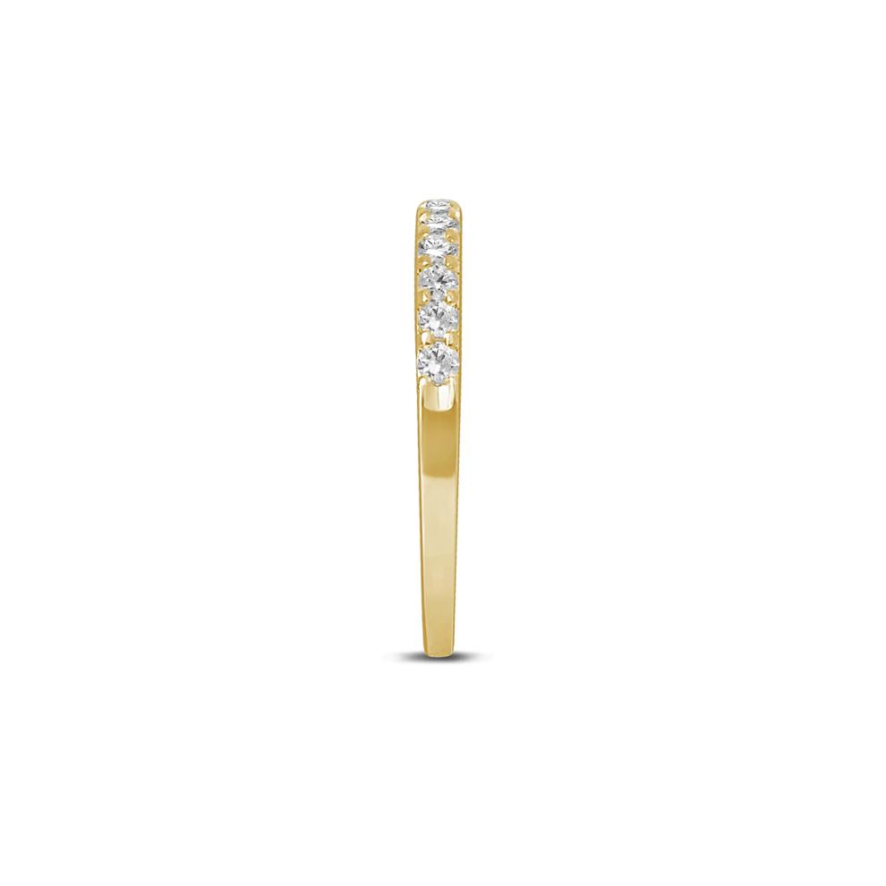 Diamond Anniversary Band in 10K Yellow Gold (1/3 ct. tw.) – Image 3 of 3