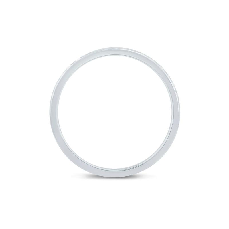 Hammered Stack Band in 10K White Gold – Image 2 of 3