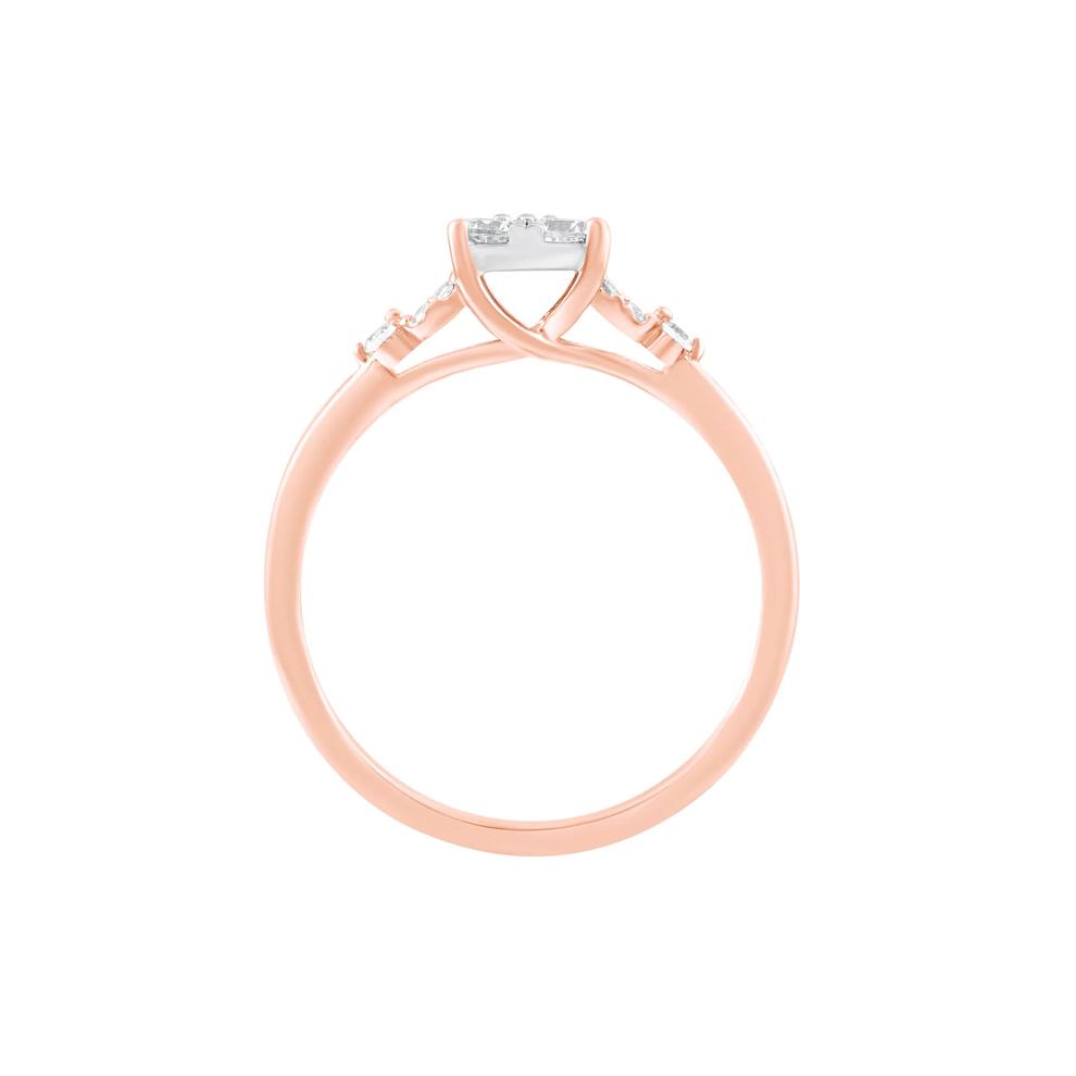 Diamond Promise Ring in 10K Rose Gold (1/3 ct. tw.) – Image 2 of 3