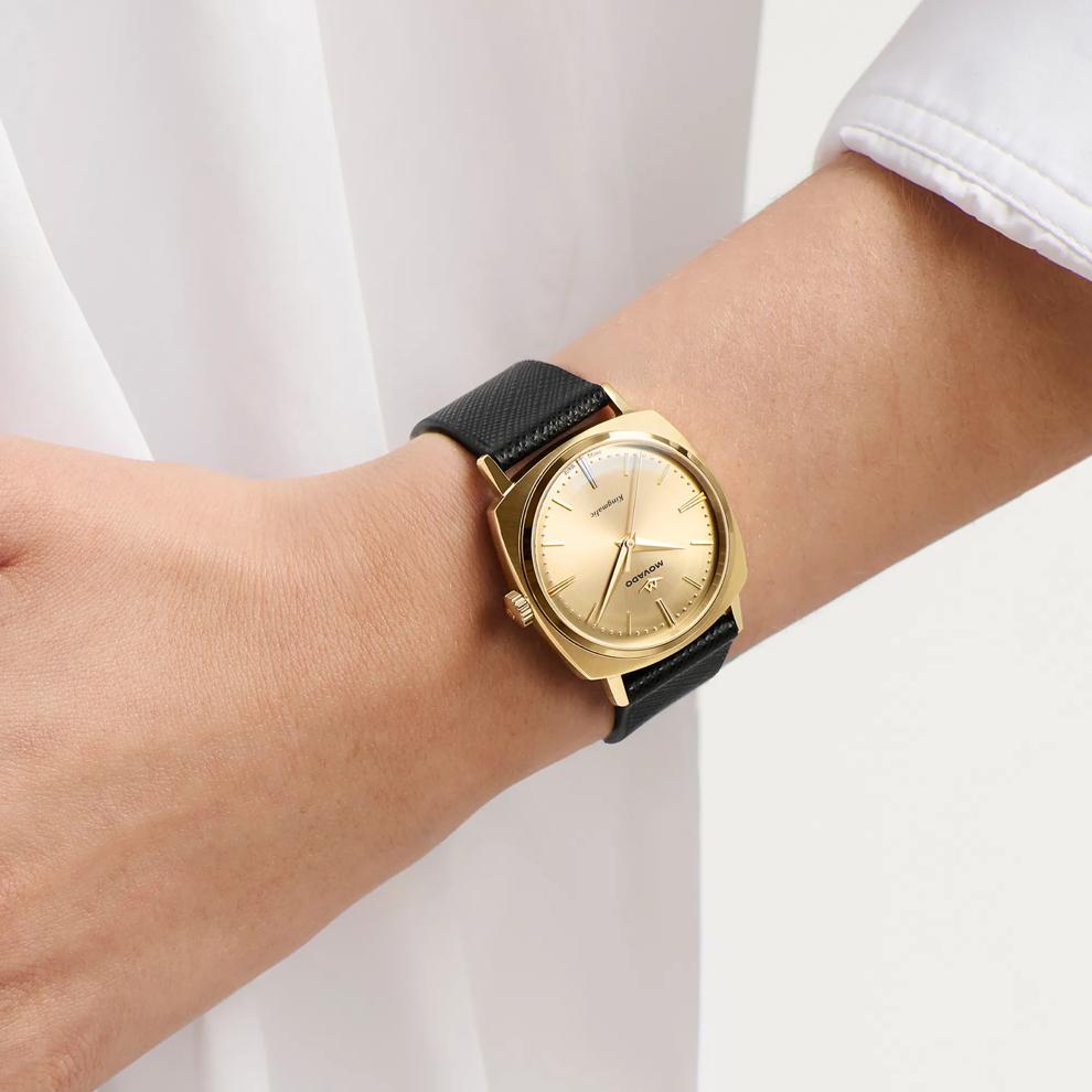 Men's Kingmatic Watch in Black Leather – Image 4 of 6