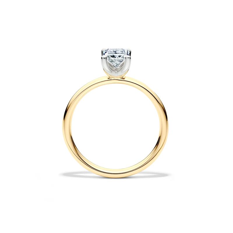 Diamond Radiant-Cut Solitaire Engagement Ring in 14K Yellow Gold (1 ct.) – Image 2 of 5