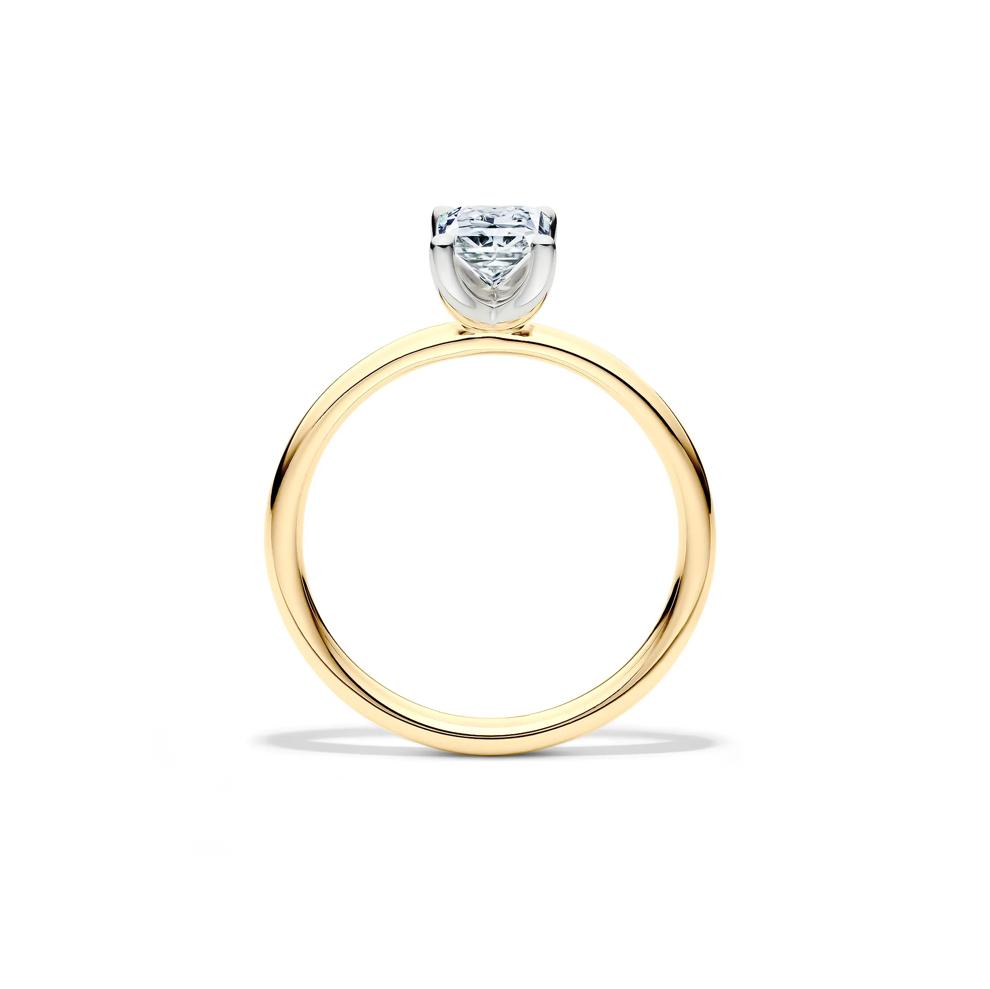 Diamond Radiant-Cut Solitaire Engagement Ring in 14K Yellow Gold (1 ct.) – Image 2 of 5