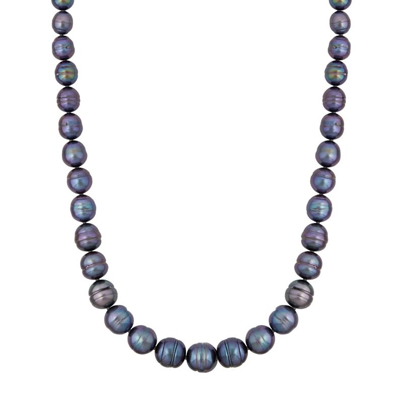 Freshwater Cultured Black Potato Pearl Box Set in Sterling Silver – Image 4 of 5