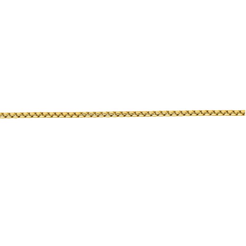 Box Chain in 10K Yellow Gold, 24&quot; – Image 2 of 3