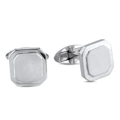 Men’s Classic Cufflinks in Sterling Silver