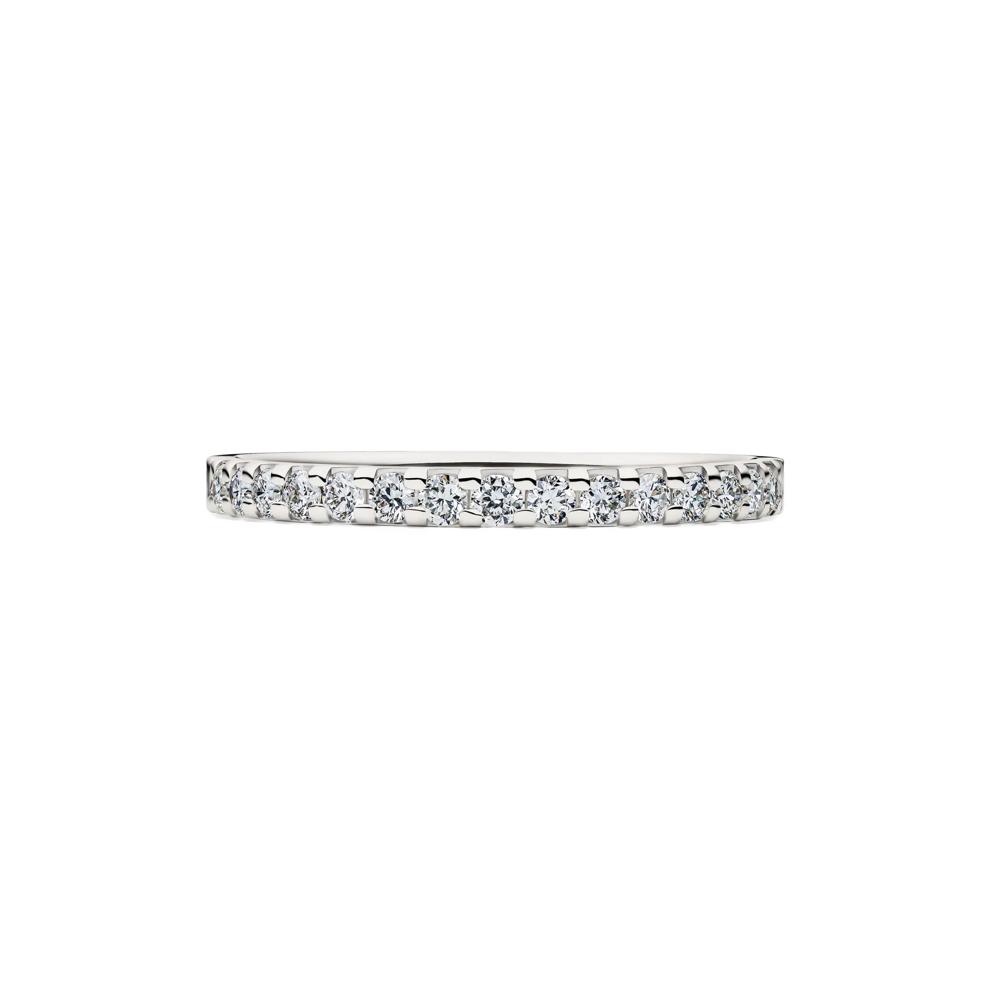 Lab Grown Diamond Wedding Band in Platinum (1/4 ct. tw.) – Image 1 of 3