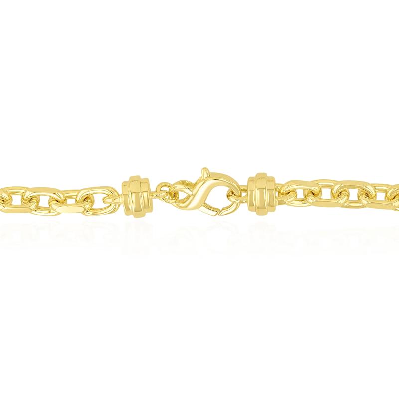 Men&#39;s Anchor Chain in Vermeil, 6MM, 20&quot; – Image 3 of 3