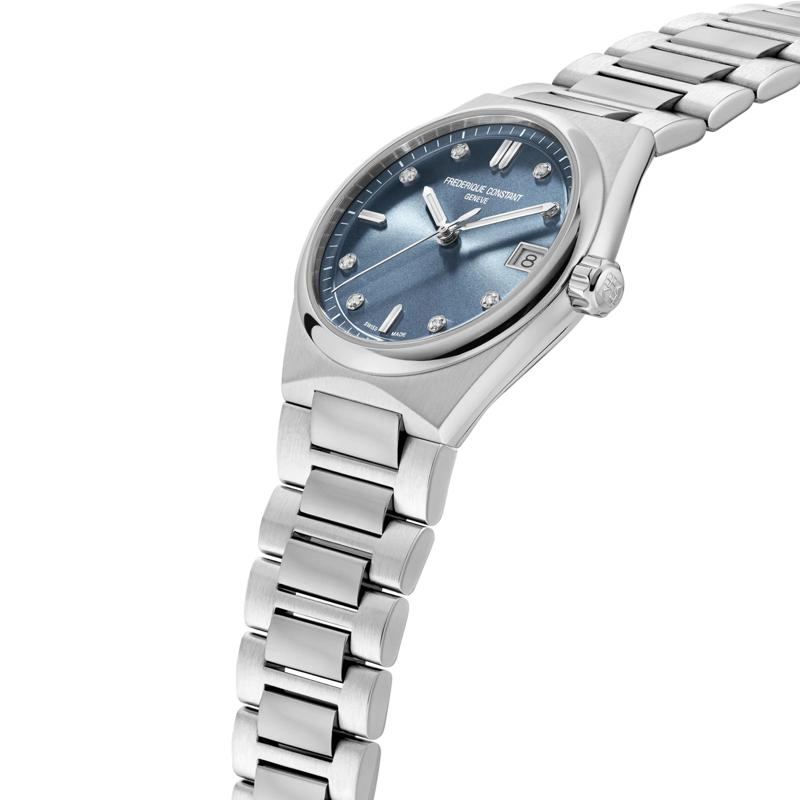 Ladies&#39; Highlife Watch With Blue Dial and Stainless Steel Bracelet – Image 3 of 3