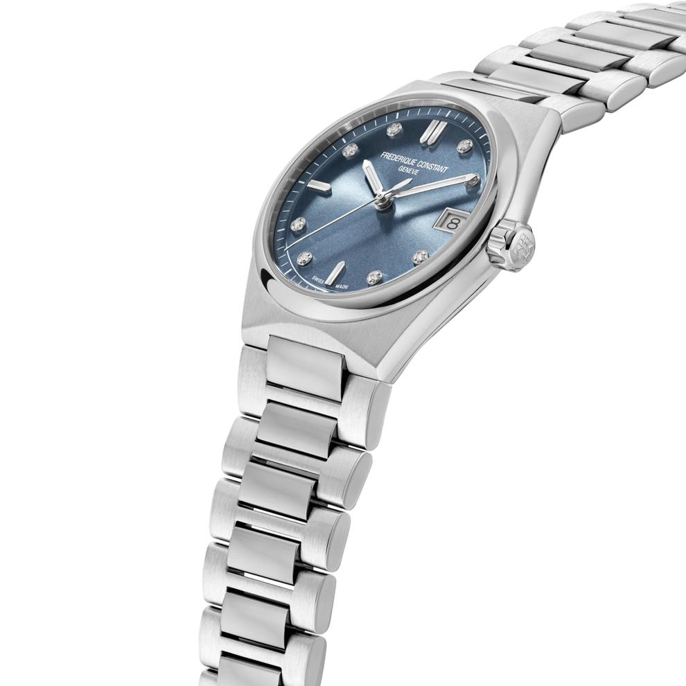Ladies' Highlife Watch With Blue Dial and Stainless Steel Bracelet – Image 3 of 3