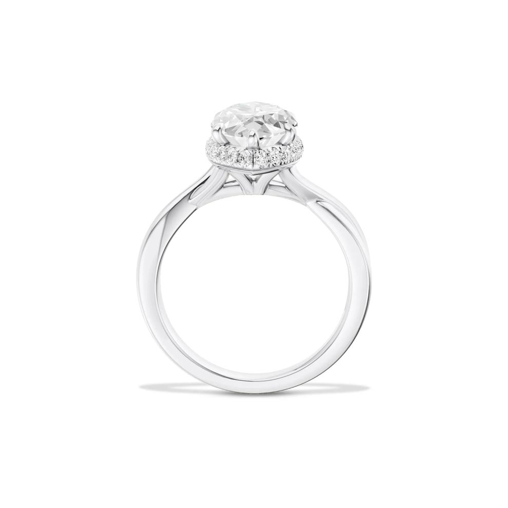 Ruby Lab Grown Diamond Marquise Center Engagement Ring in 14K White Gold (3 1/4 ct. tw.) – Image 2 of 4