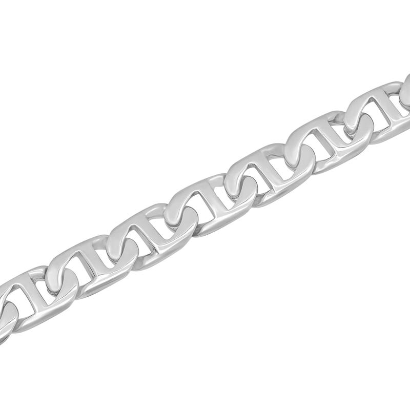 Flat Mariner Chain Bracelet in Stainless Steel , 6.5MM, 8.5&quot; – Image 2 of 3