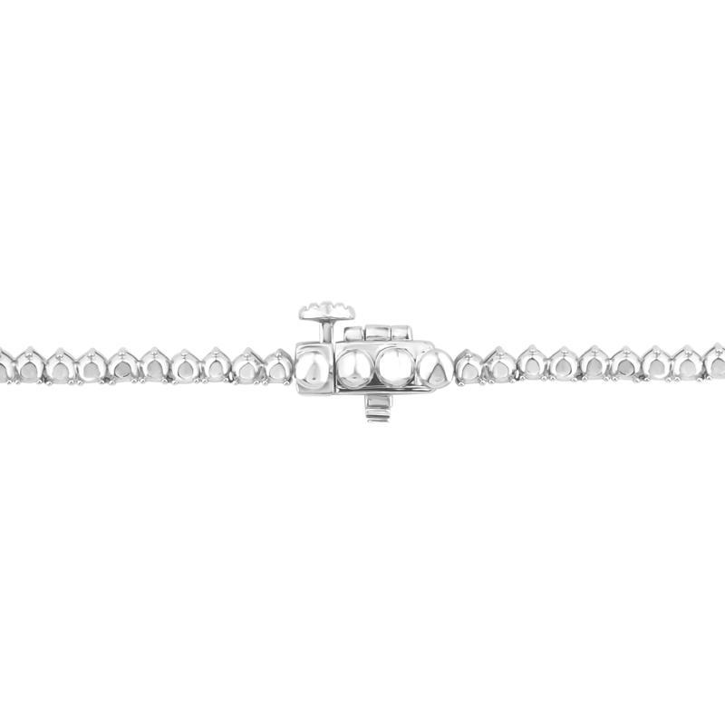 Lab Grown Diamond Riviera Necklace in 10K White Gold &#40;10 ct. tw.&#41; – Image 3 of 3