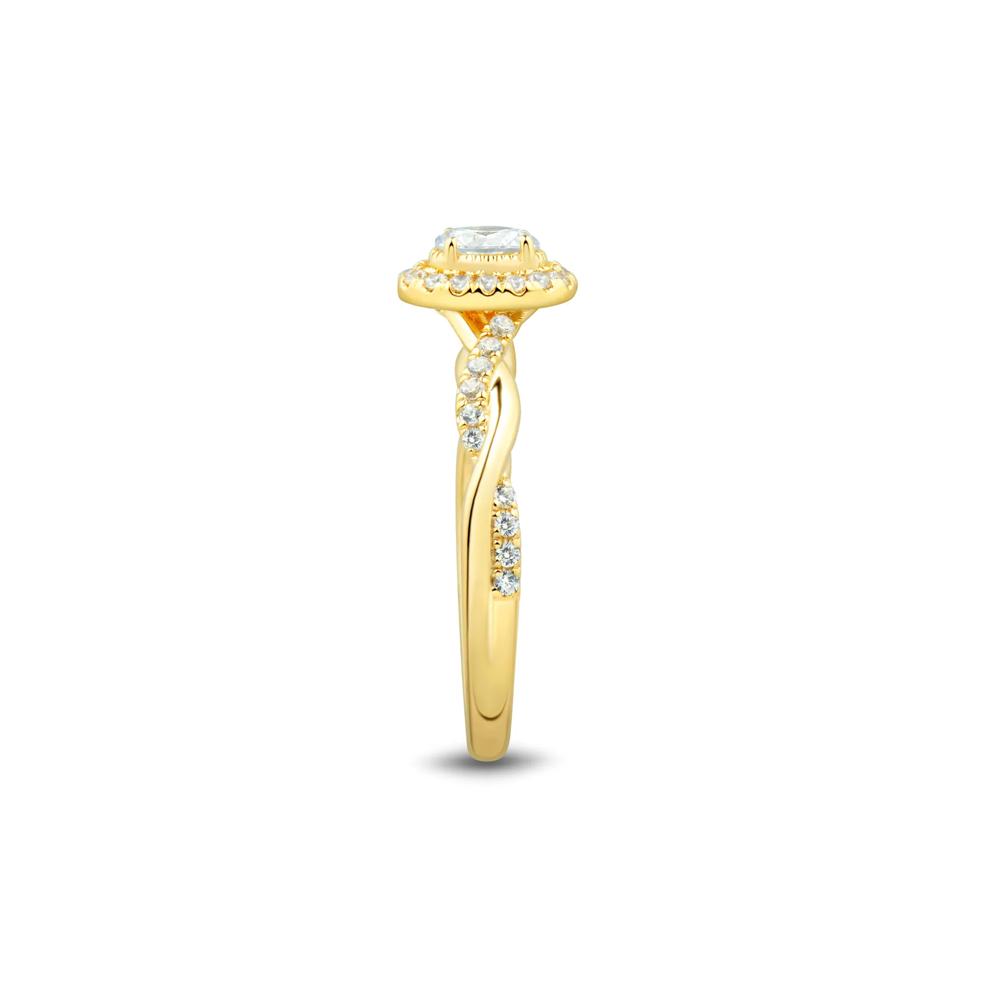 Lab Grown Diamond Promise Ring in 10K Yellow Gold (1/2 ct. tw.) – Image 3 of 3