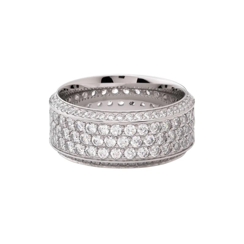 Lab Grown Diamond Eternity Band in 14K White Gold &#40;4 ct. tw.&#41; – Image 1 of 3