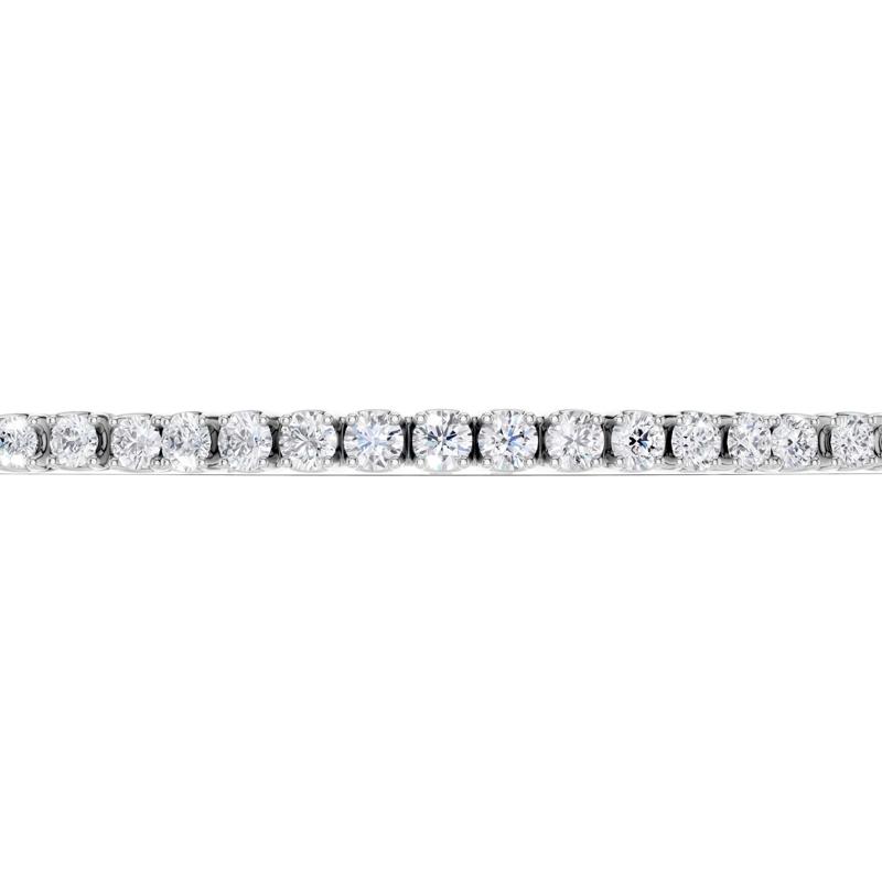 Lab Grown Diamond Tennis Bracelet in 14K White Gold &#40;5 ct. tw.&#41; – Image 2 of 3