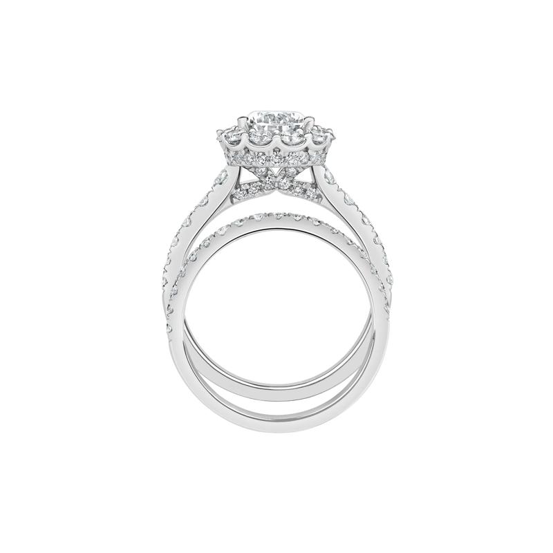 Alexis Lab Grown Diamond Engagement Set in 14K White Gold &#40;3 1/4 ct. tw.&#41; – Image 2 of 5