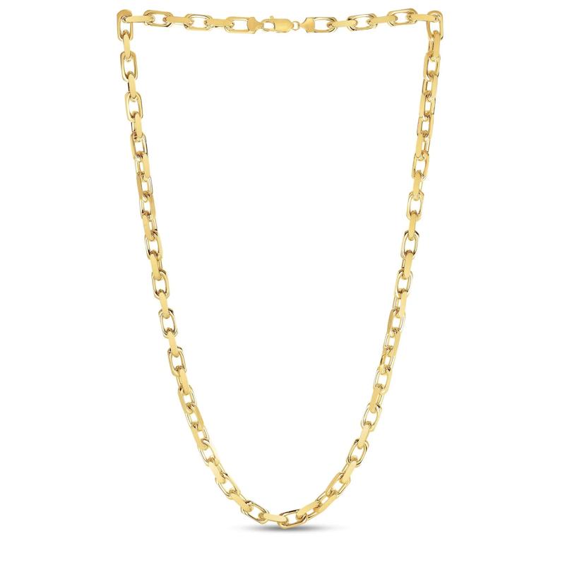 Solid French Cable Chain in 14K Yellow Gold, 4.8MM, 24&rdquo; – Image 2 of 3