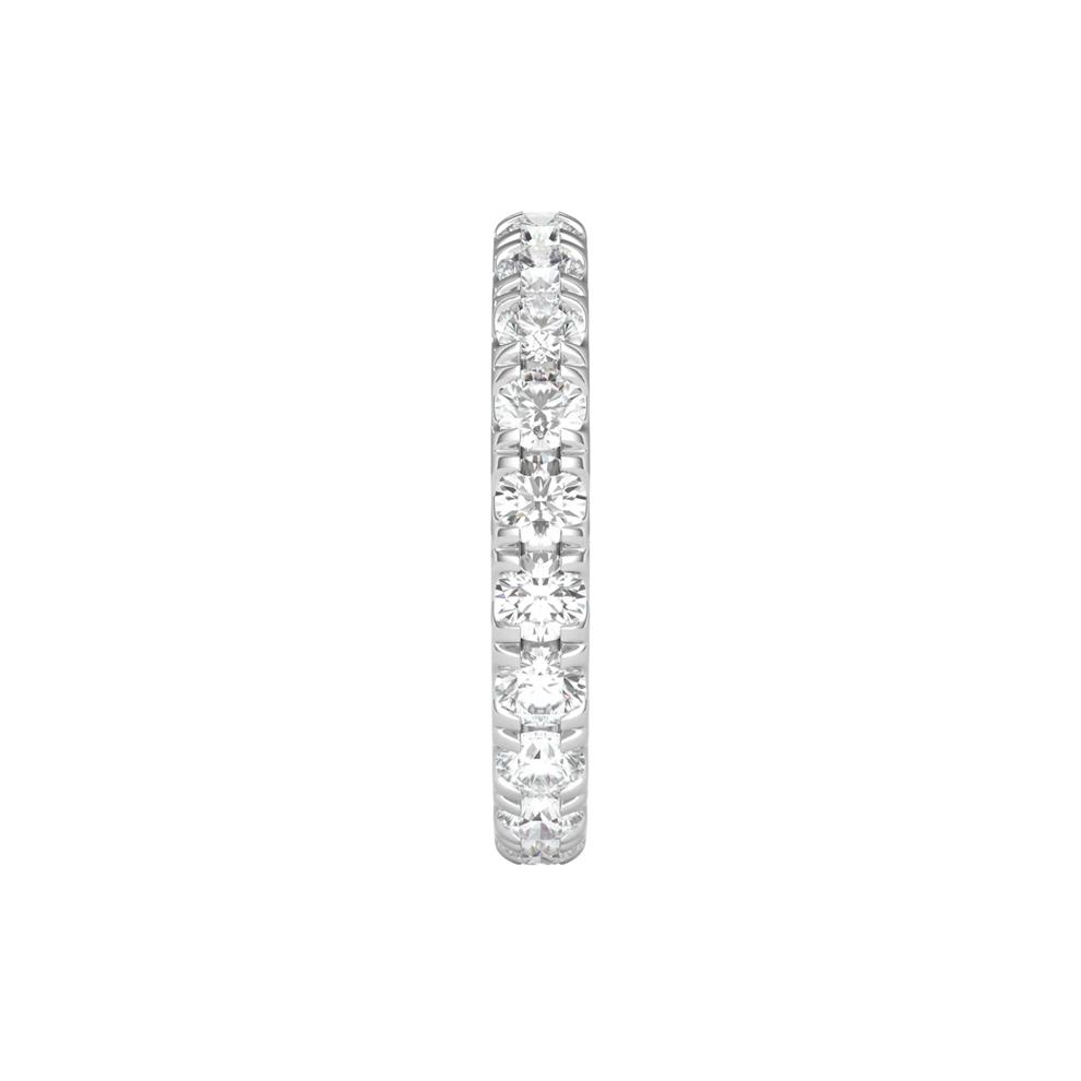 Diamond Wedding Band with Eternity Setting in 14K White Gold (2 ct. tw.) – Image 3 of 3