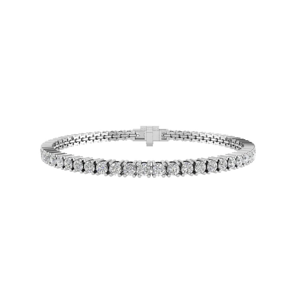 Lab Grown Diamond Line Bracelet in 10K White Gold (6 ct. tw.) – Image 1 of 1