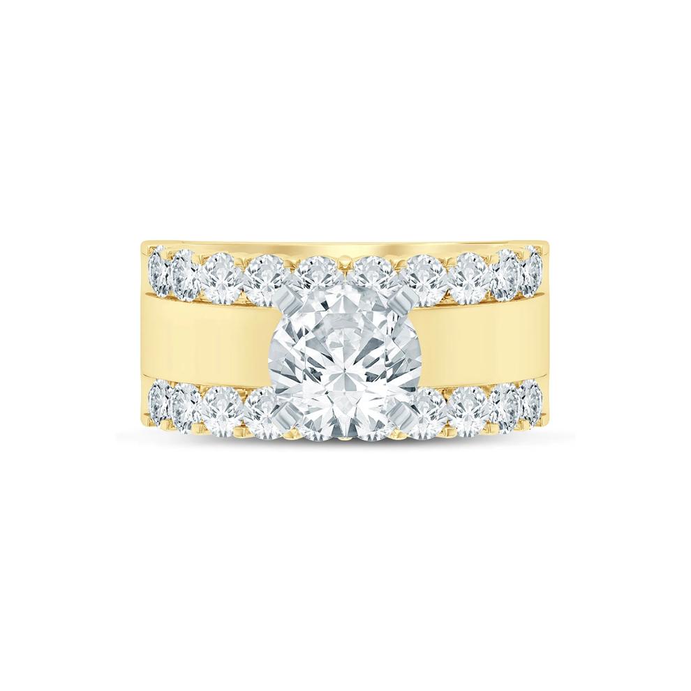 Lab Grown Diamond Semi-Mount Engagement Ring in 14K Yellow Gold (1 1/2 ct. tw.) (Setting Only) – Image 1 of 6