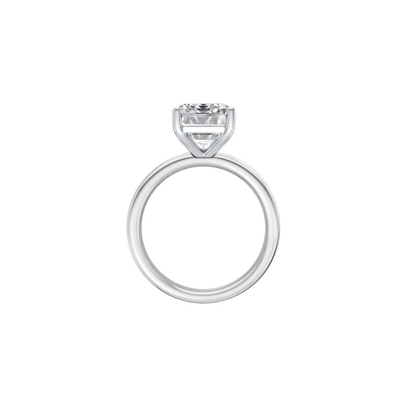 Lab Grown Diamond Asscher Cut Solitaire Ring in 14K White Gold &#40;3 ct. tw.&#41; – Image 2 of 4