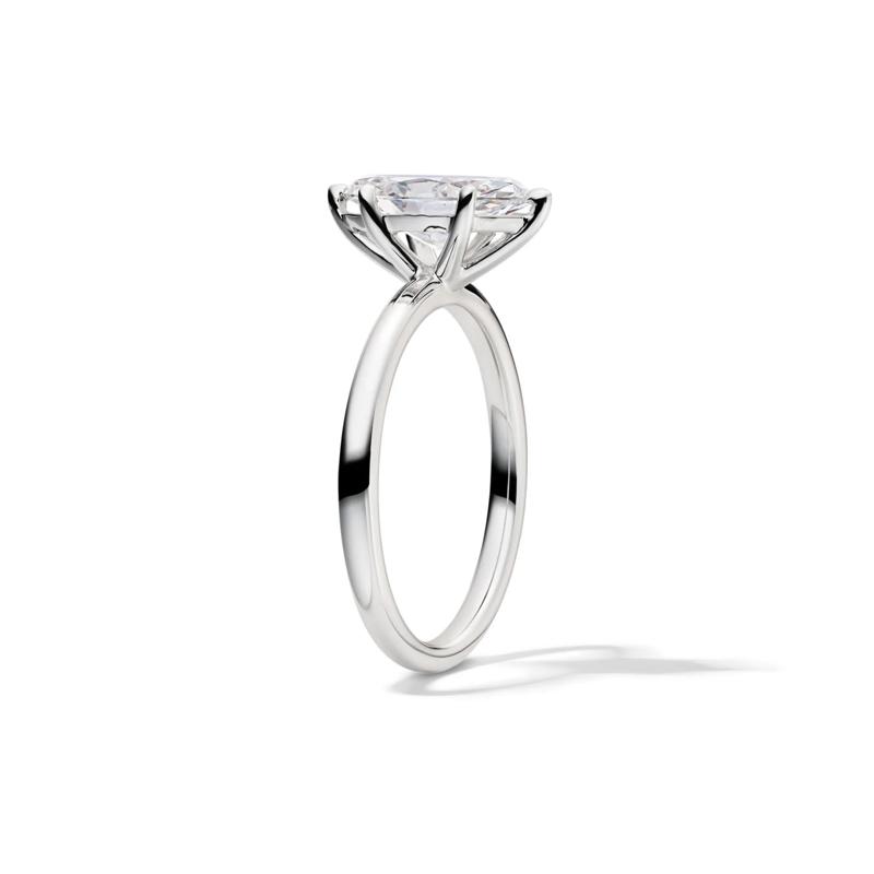 Lab Grown Diamond Solitaire Marquise Engagement Ring in 14k White Gold &#40;1 1/2 ct.&#41; – Image 3 of 4