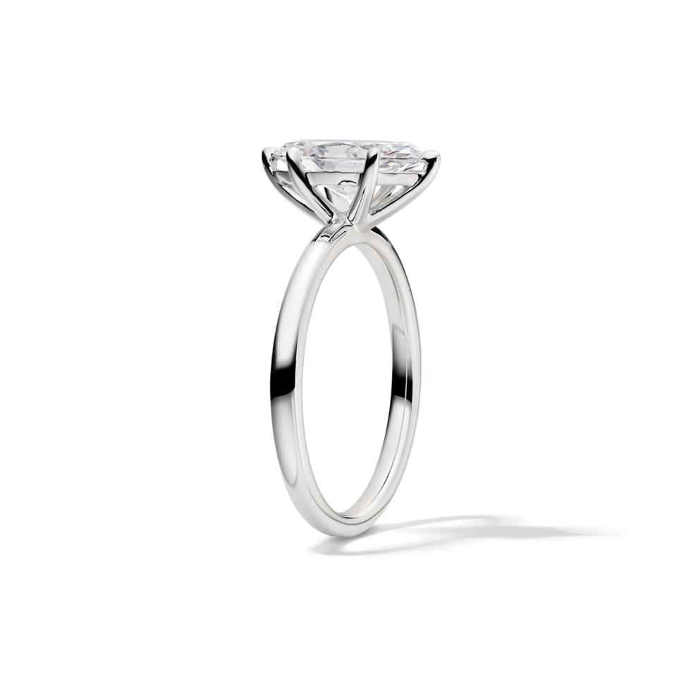 Lab Grown Diamond Solitaire Marquise Engagement Ring in 14k White Gold (1 1/2 ct.) – Image 3 of 4
