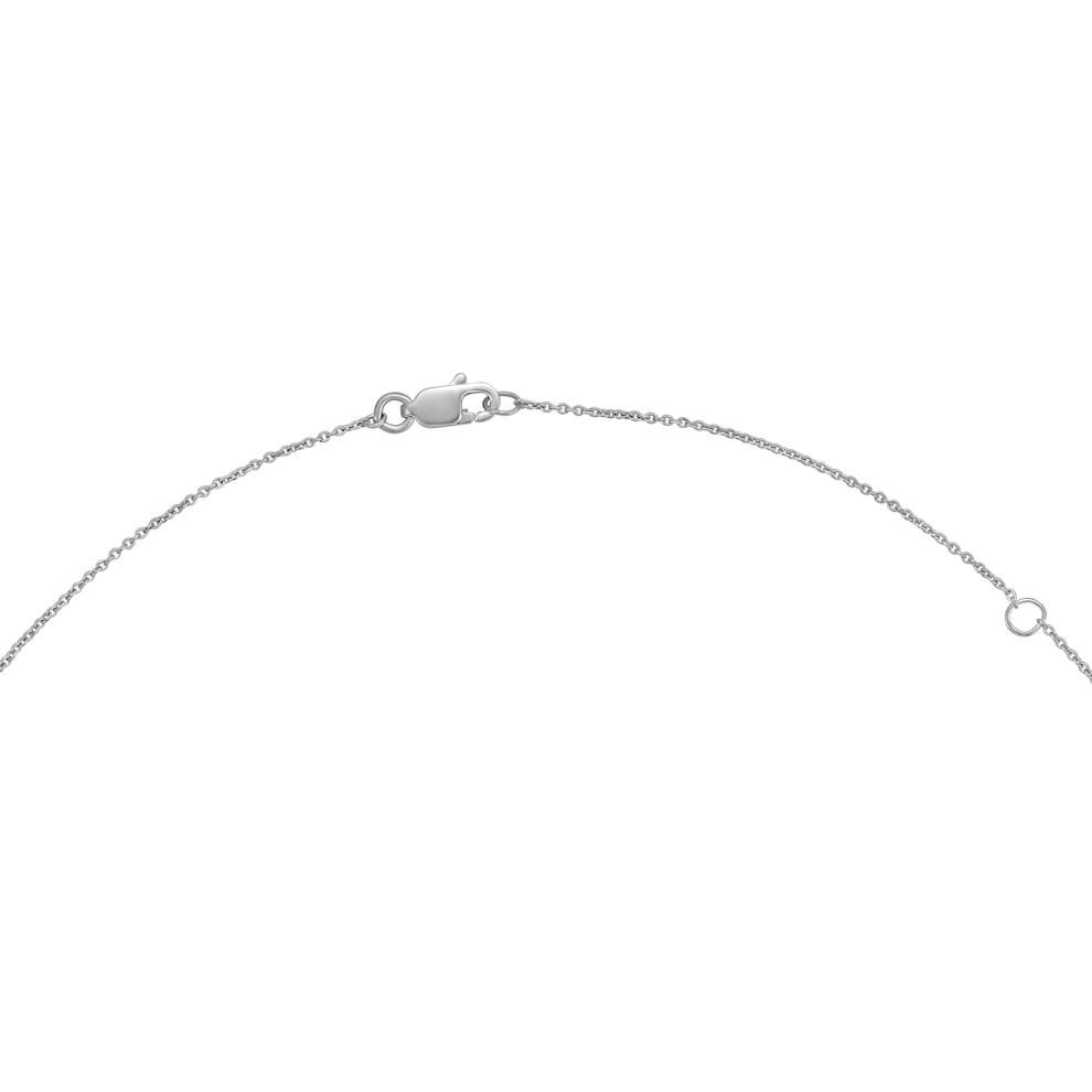 Diamond Double Layer Star Pendant Necklace in Sterling Silver (1/5 ct. tw.) – Image 2 of 4