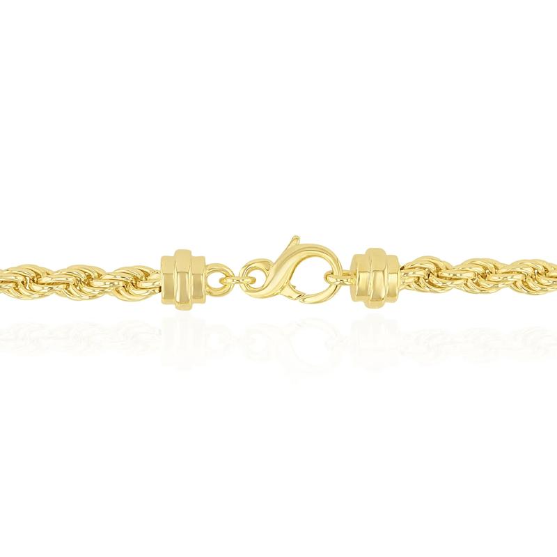Men&#39;s Rope Chain in Vermeil, 5.0MM,  22&quot; – Image 3 of 3