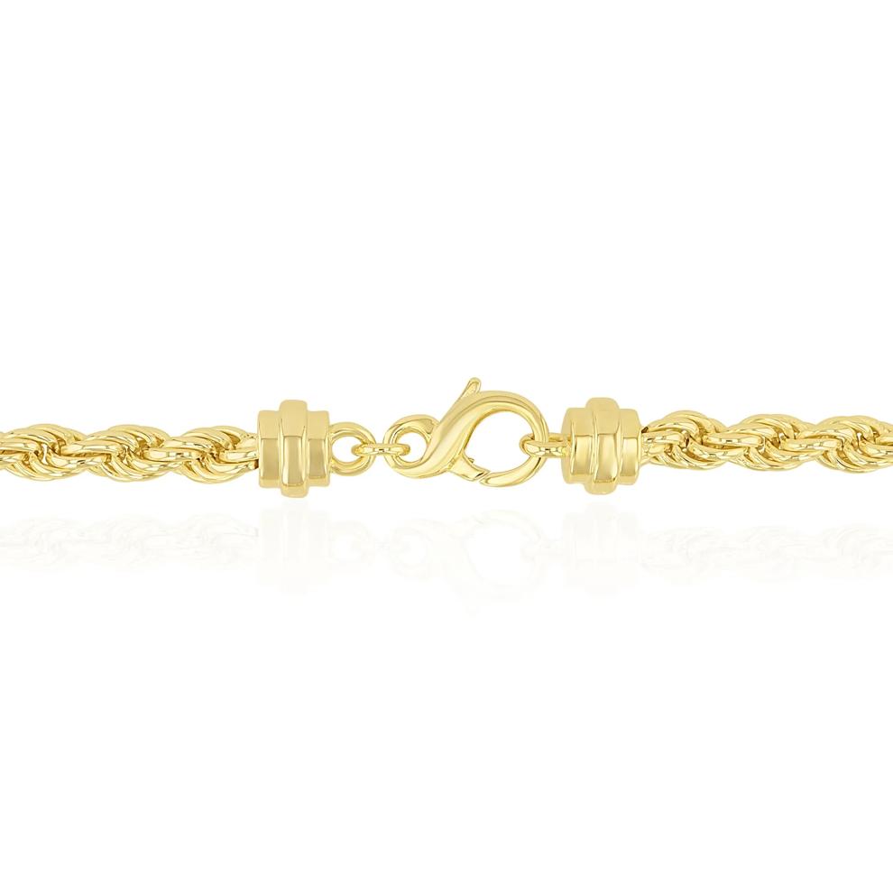 Men's Rope Chain in Vermeil, 5.0MM,  22" – Image 3 of 3