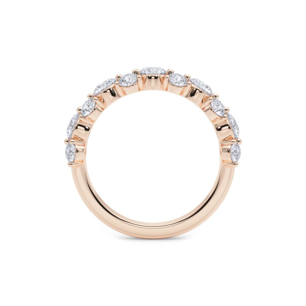  Lab Grown Diamond Anniversary Band in 14K Rose Gold (2ct. tw.) – Image 2 of 5