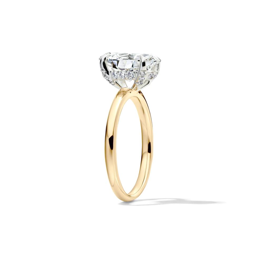 Bennett Lab Grown Diamond Engagement Ring in 14K Yellow Gold (3 1/5 ct. tw.)  – Image 3 of 4