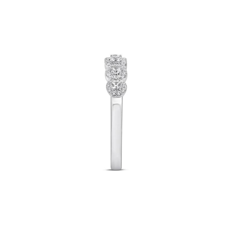 Diamond Anniversary Band with Seven Stones in 14K White Gold &#40;1/2 ct. tw.&#41; – Image 3 of 3