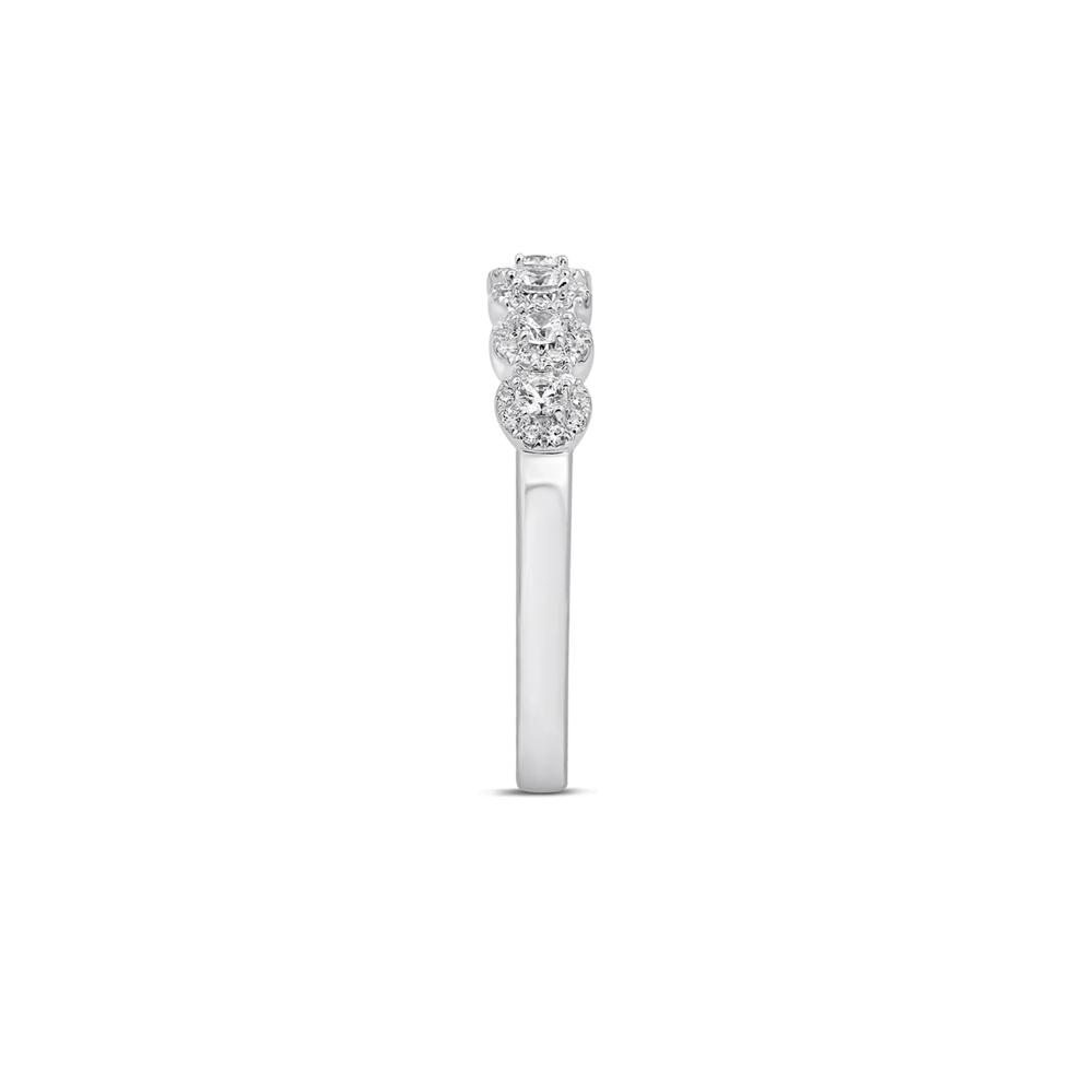 Diamond Anniversary Band with Seven Stones in 14K White Gold (1/2 ct. tw.) – Image 3 of 3