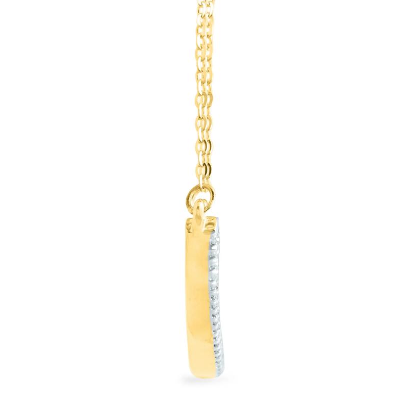 Diamond Necklace in 14K Yellow Gold &#40;1/4 ct. tw.&#41; – Image 2 of 3