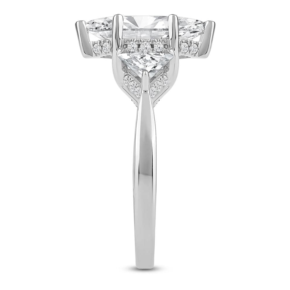 Lab Grown Diamond Emma Marquise Engagement Ring in Platinum (2 1/2 ct. tw.) – Image 3 of 4