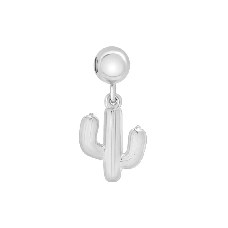Cactus Bead Charm in Sterling Silver – Image 1 of 3